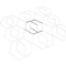 Ekena Millwork Extra Small Hillrose Decorative Fretwork Wall Panels in Architectural PVC, 7 3/8"W x 7 3/8"H x 3/8"T WALP08X08HRE - alternate 4